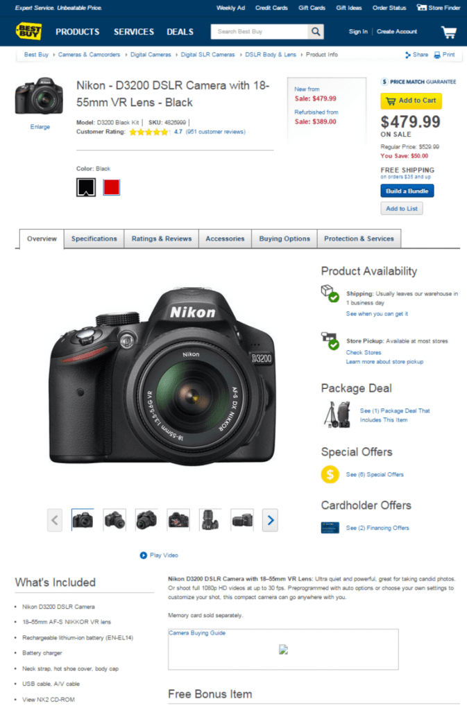 Best Buy Landing Page- Nikon D3200 DSLR Camera with 1855mm VR _ - http___www.bestbuy.com_site_nikon-d3