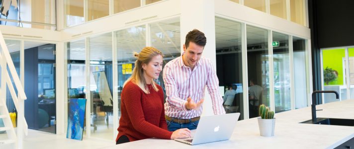 Web developers planning a site layout for both SEO and UX